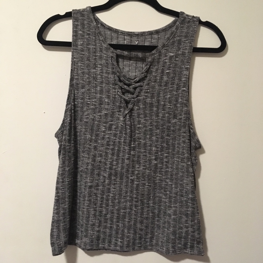 Lattice Front Crop Top